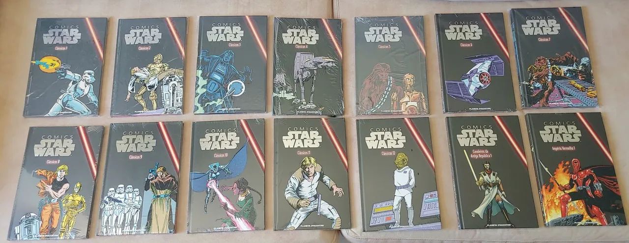 Coleção star wars comics hqs planeta deagostini 