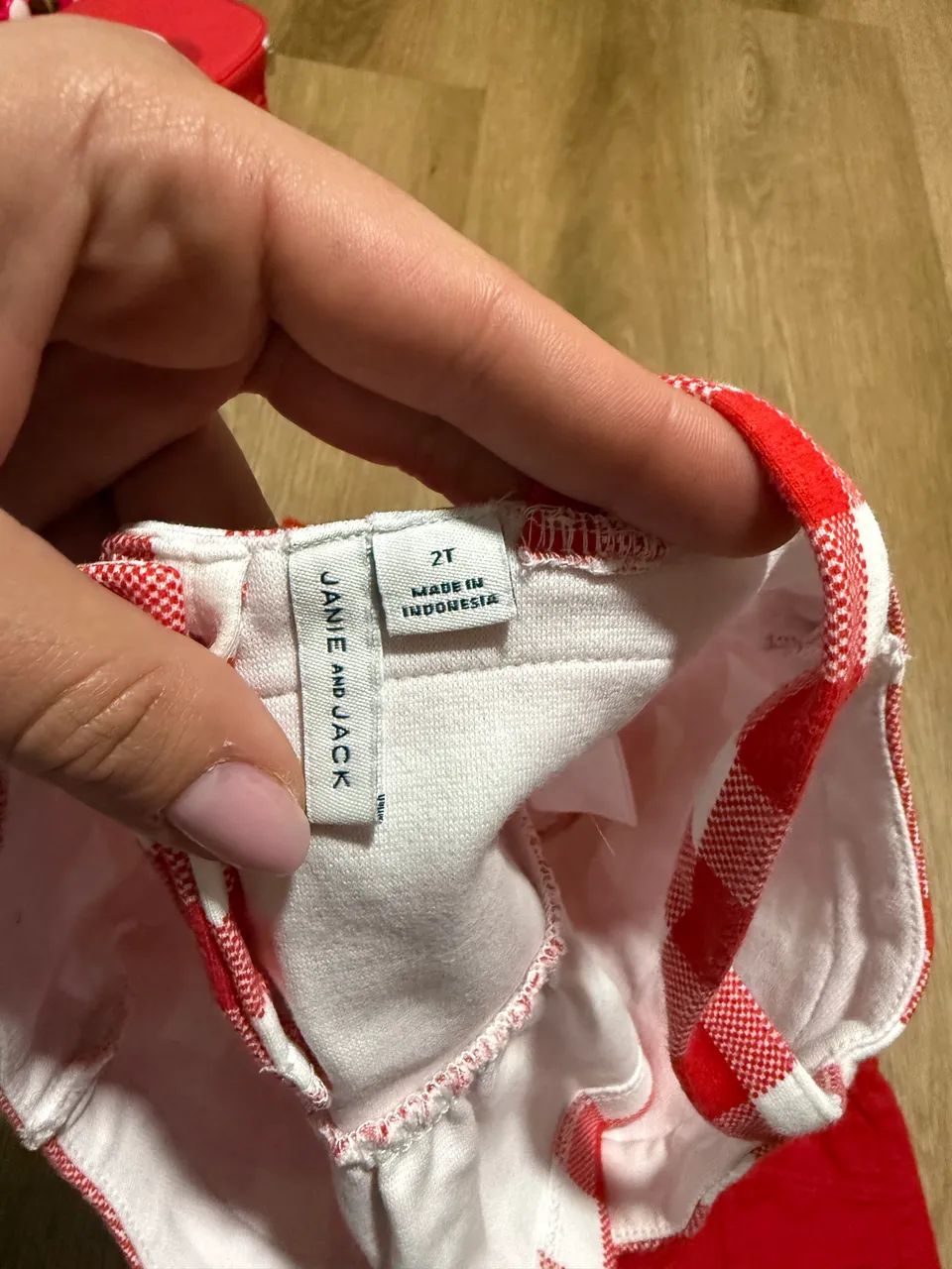 Conjunto vermelho Janie e Jack TAM 2 - Foto 2