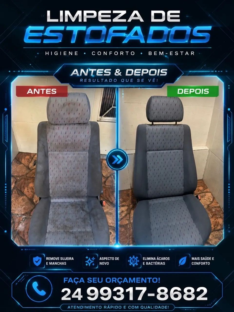 Limpeza de estofados  - Foto 2