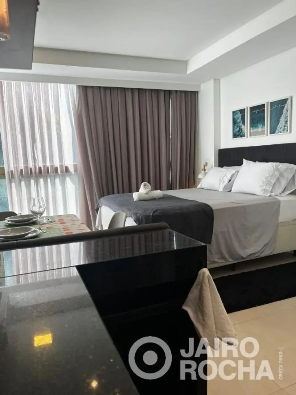 STUDIO MOBILIADO COM 25M² | PRONTO PARA MORAR OU INVESTIR | LAZER COMPLETO - Foto 2