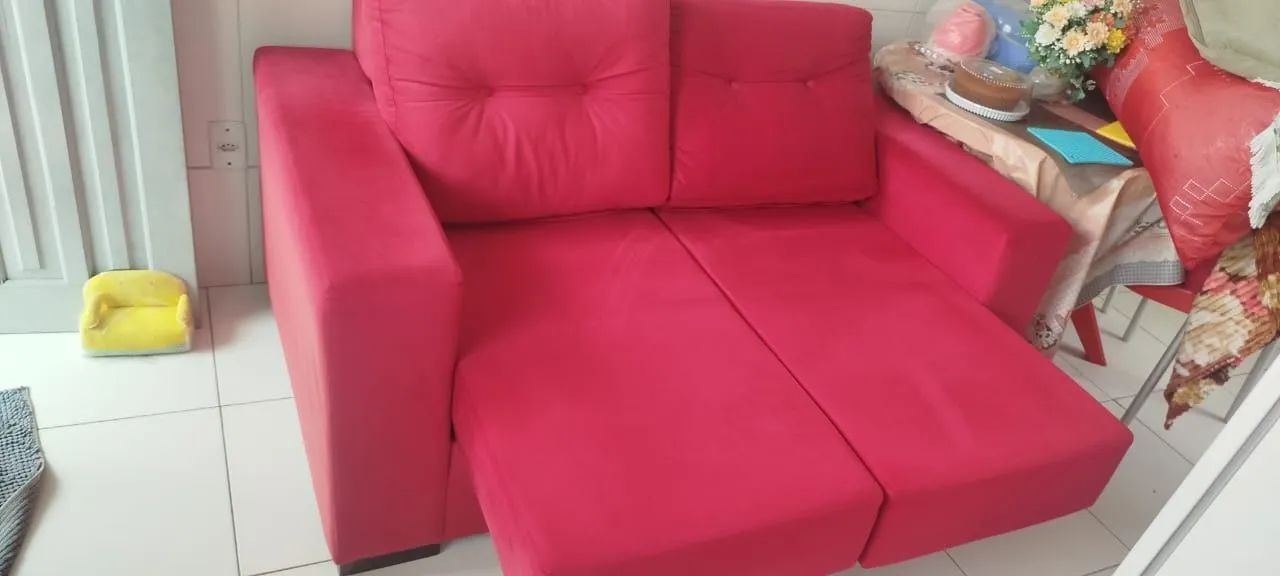sofá reclinável 2 lugarem - Foto 3