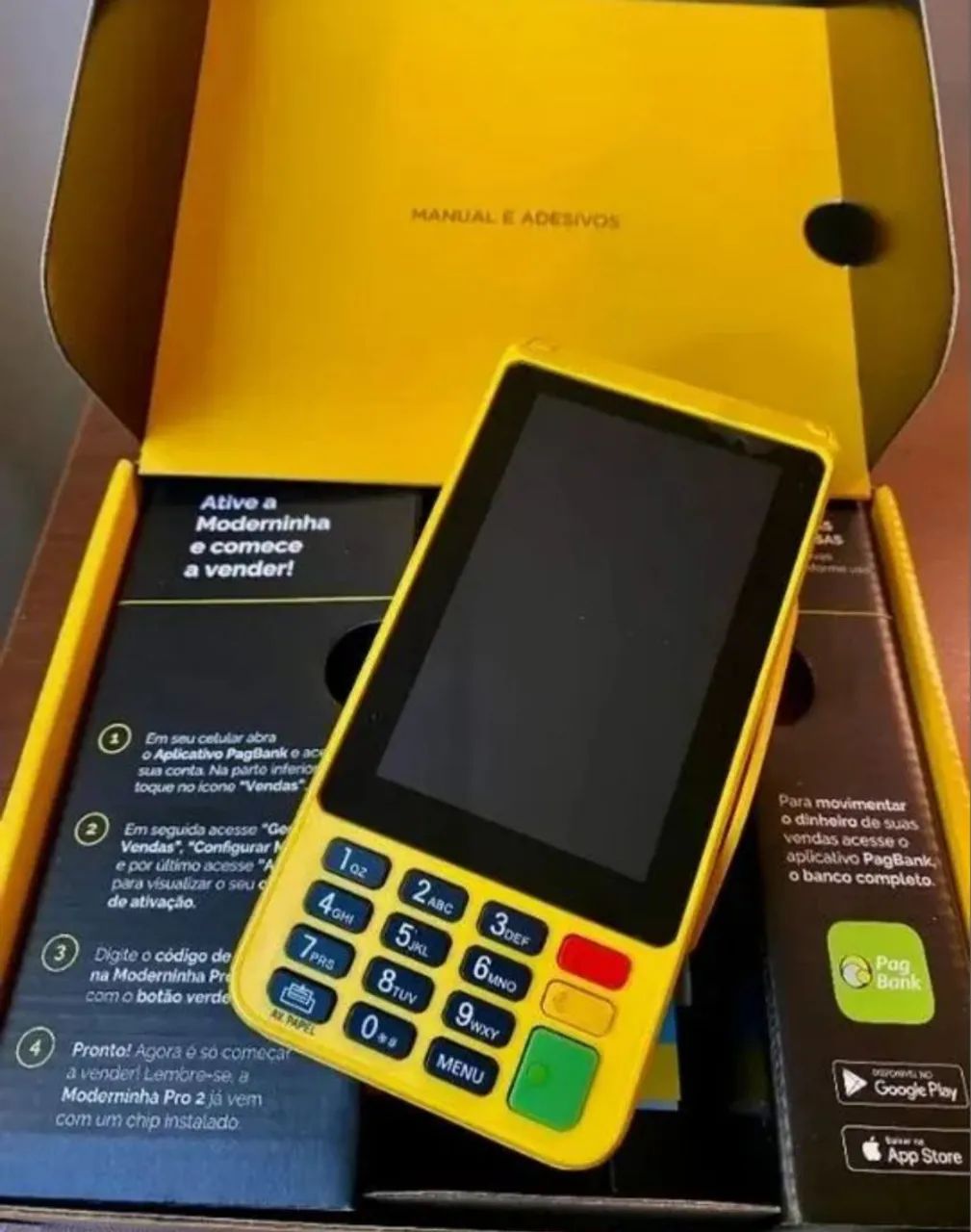 Máquina de cartão da PagSeguro 