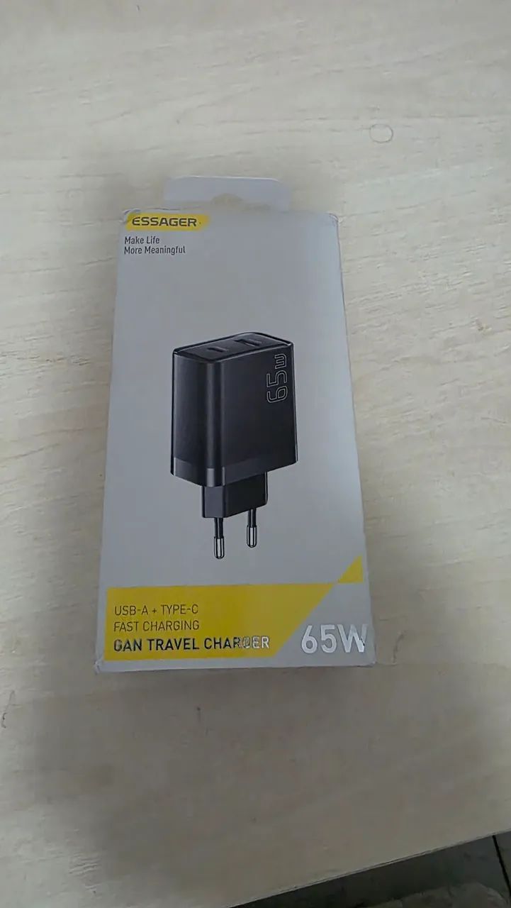 Carregador Essager Gan 65W