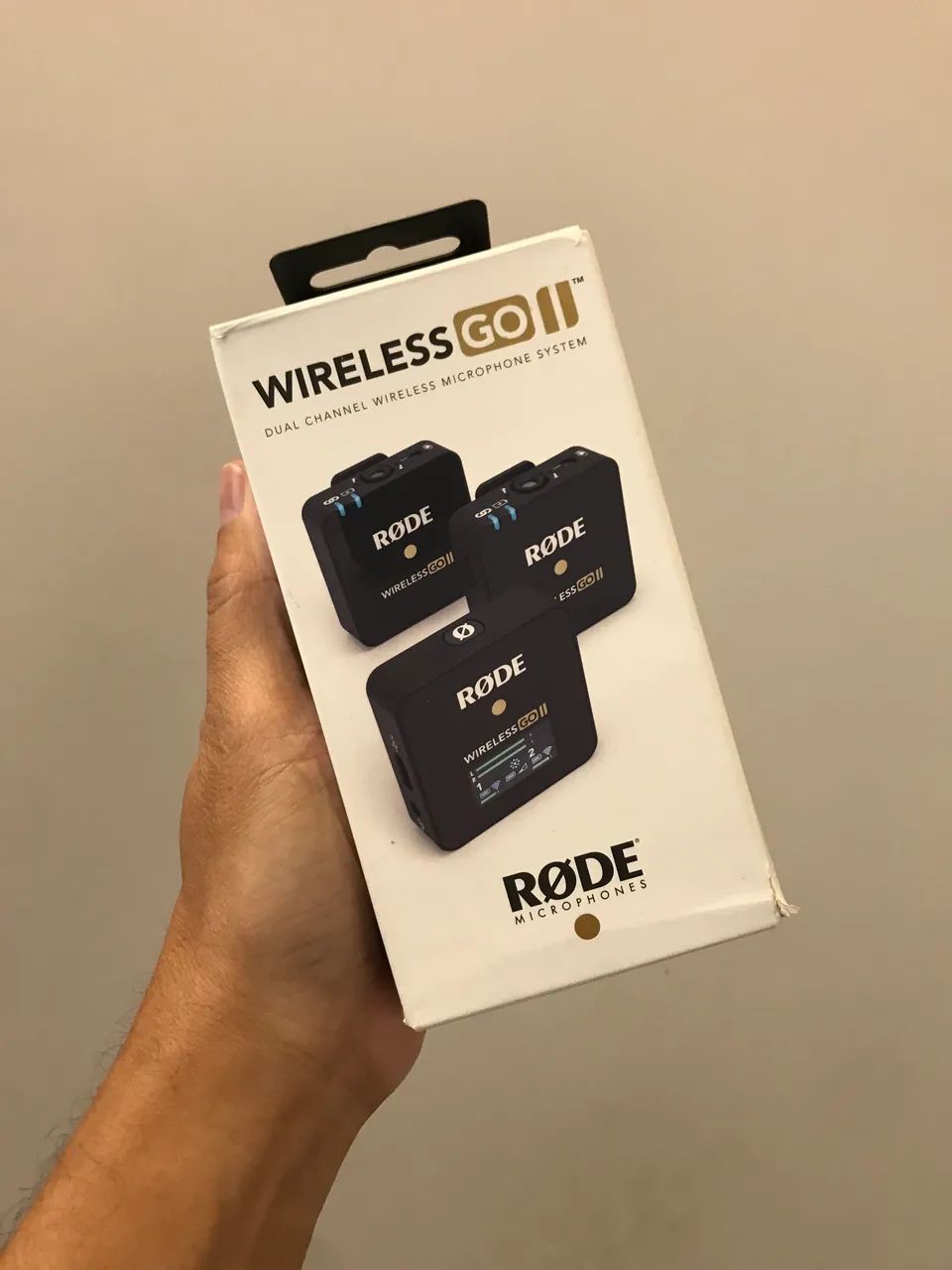 Rode Microfone Wireless GO II Lapela sem fio 