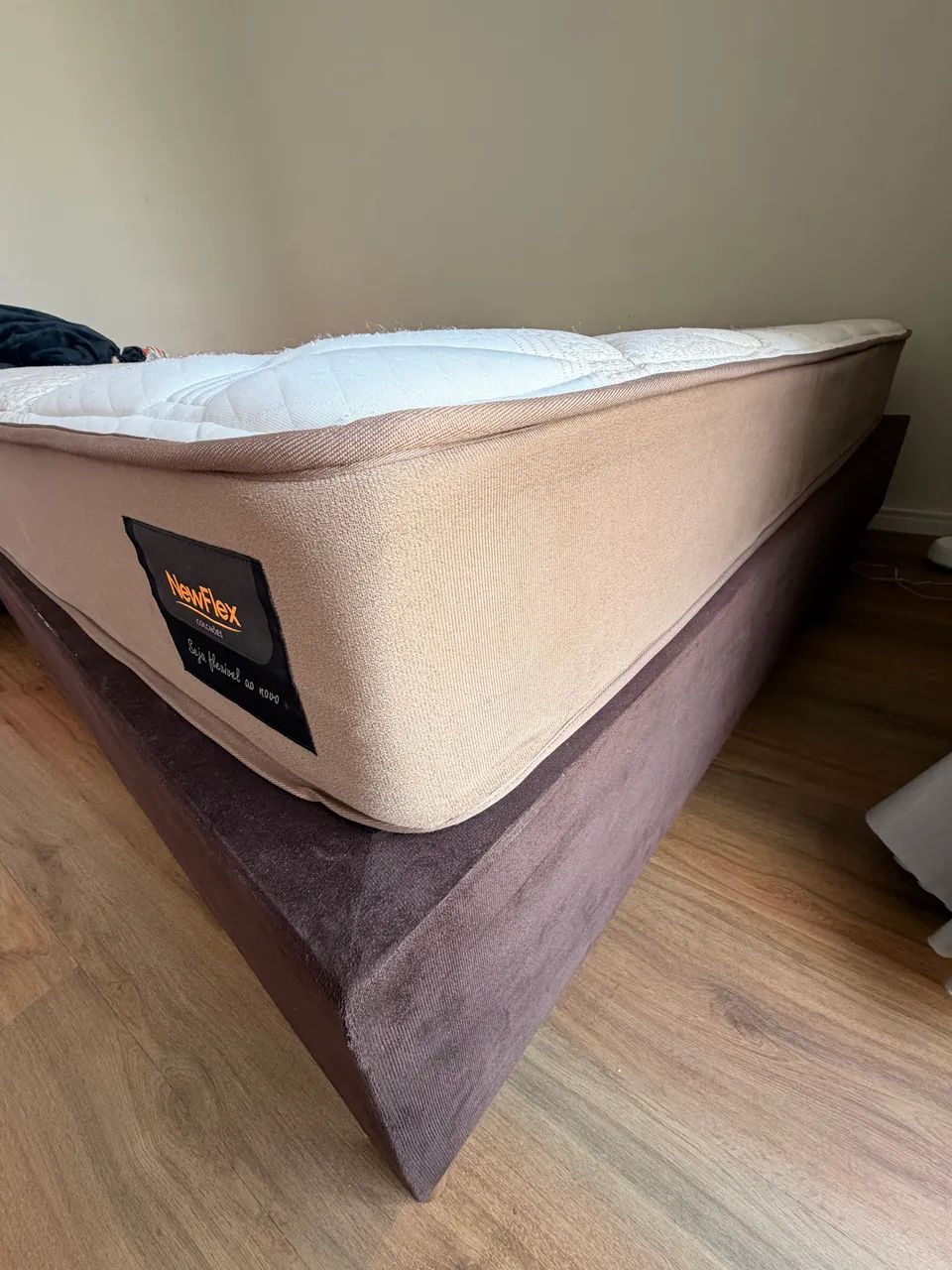 CAMA CASAL COM COLCHÃO E BOX  - Foto 4