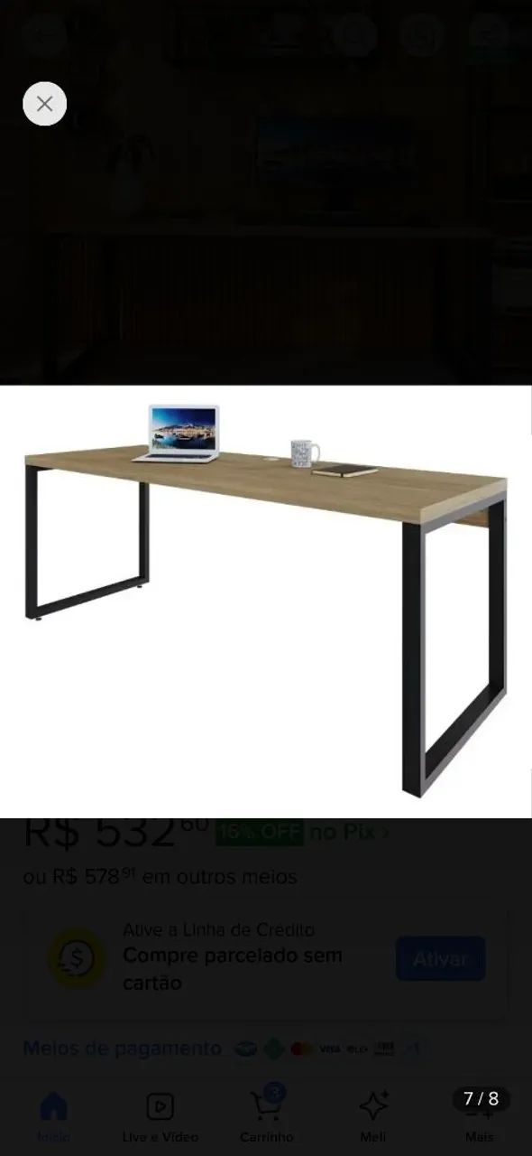 Mesa de escritório  - Foto 4