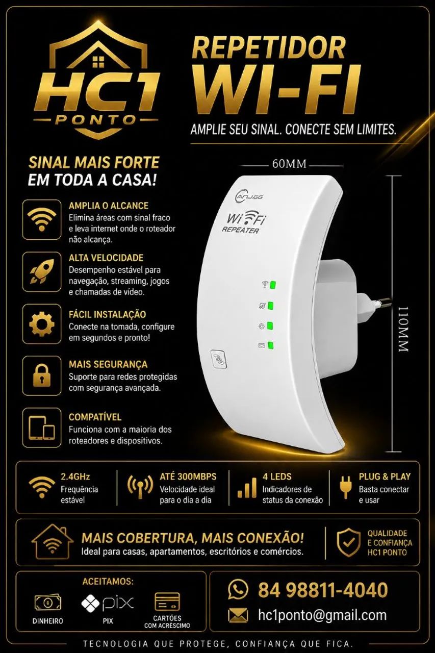 Repetidor wi-fi 