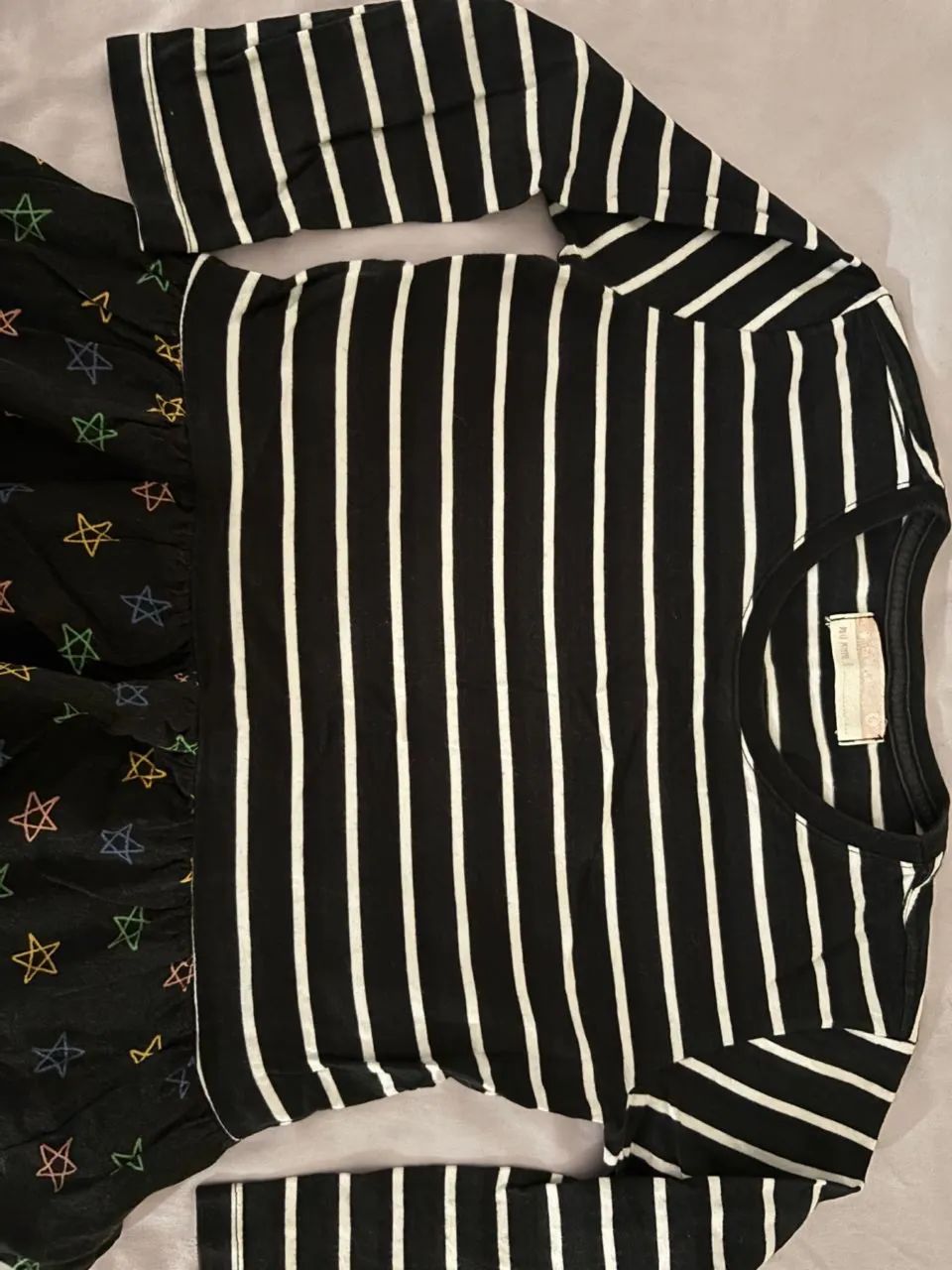 Blusa Fábula listrada manga comprida - Foto 2