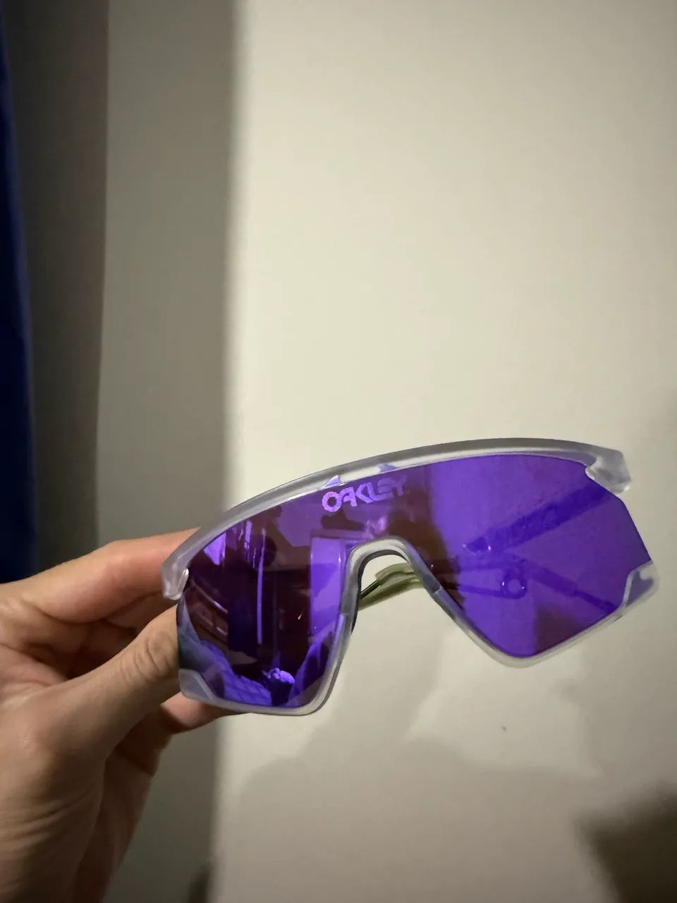 Óculos Oakley BXTR Metal Matte Clear Prizm Violet original - Foto 2