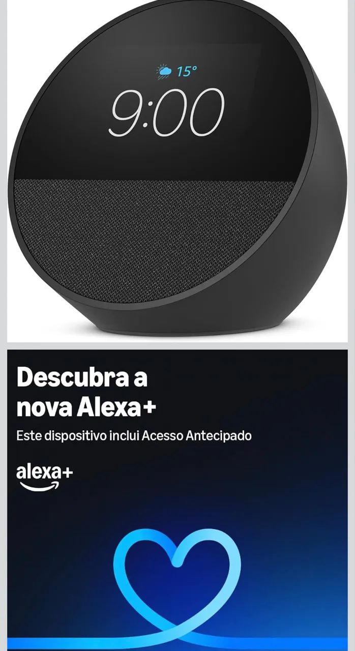Alexa com relógio - Foto 3