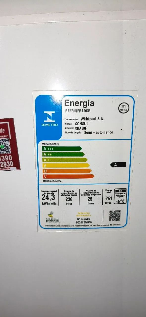 Geladeira Consul 