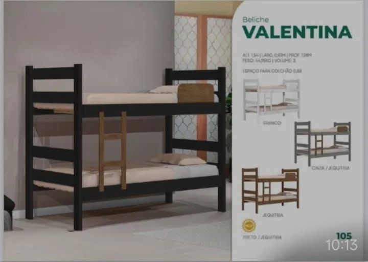 Beliche e Cama de Solteiro. Direto da Fábrica  - Foto 3