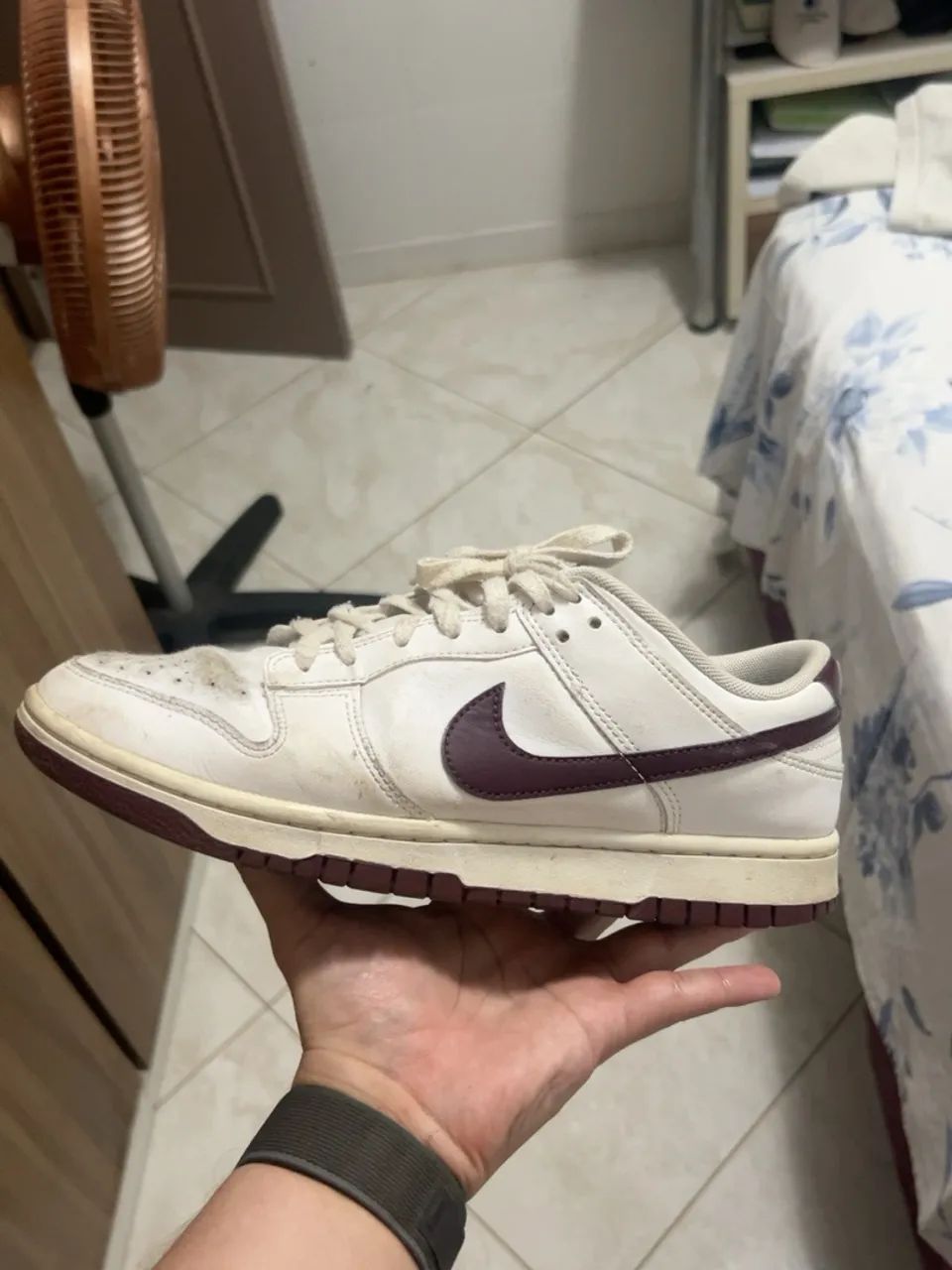 Nike Dunk Low Retro White/Night Maroon  - Foto 2
