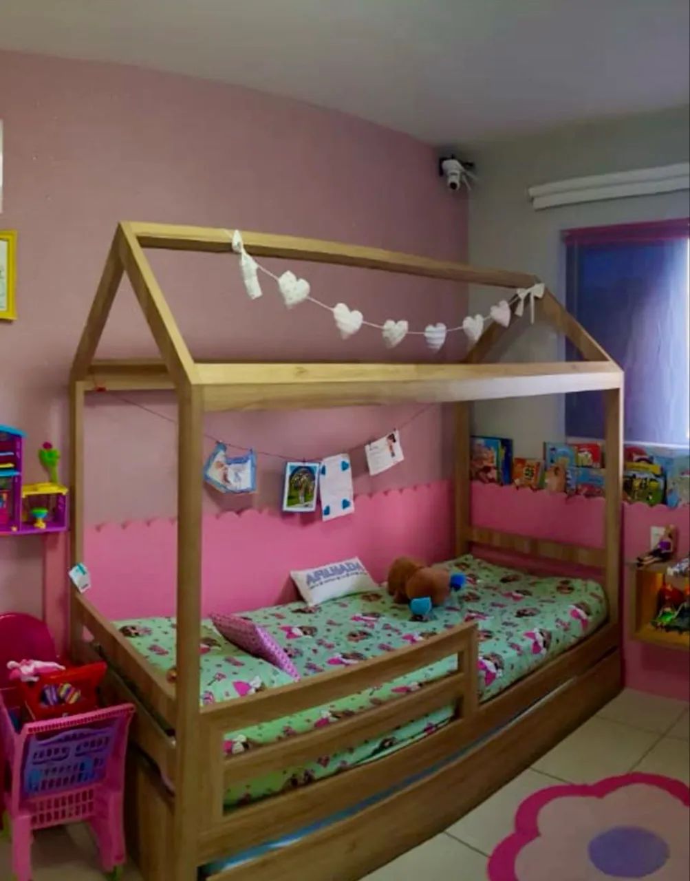 Vendo cama casinha + bancada + nichos  - Foto 2