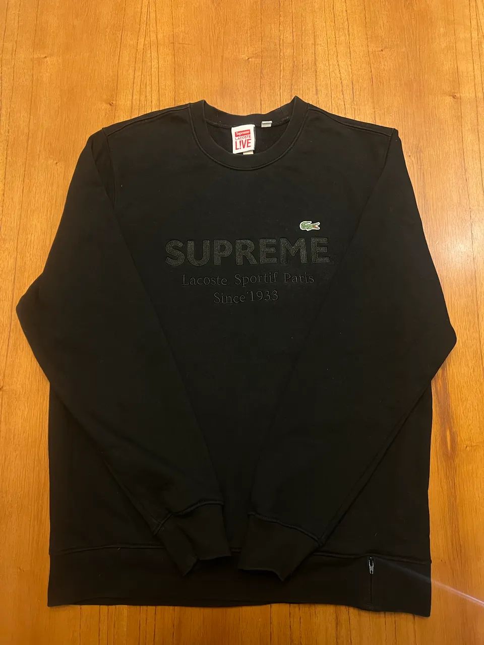 Moletom Lacoste x Supreme SS18