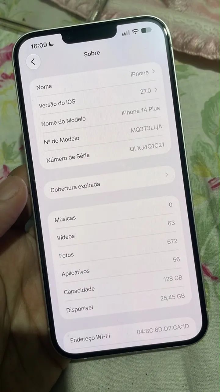 iPhone 14 Plus 128GB vendo ou troco - Foto 3