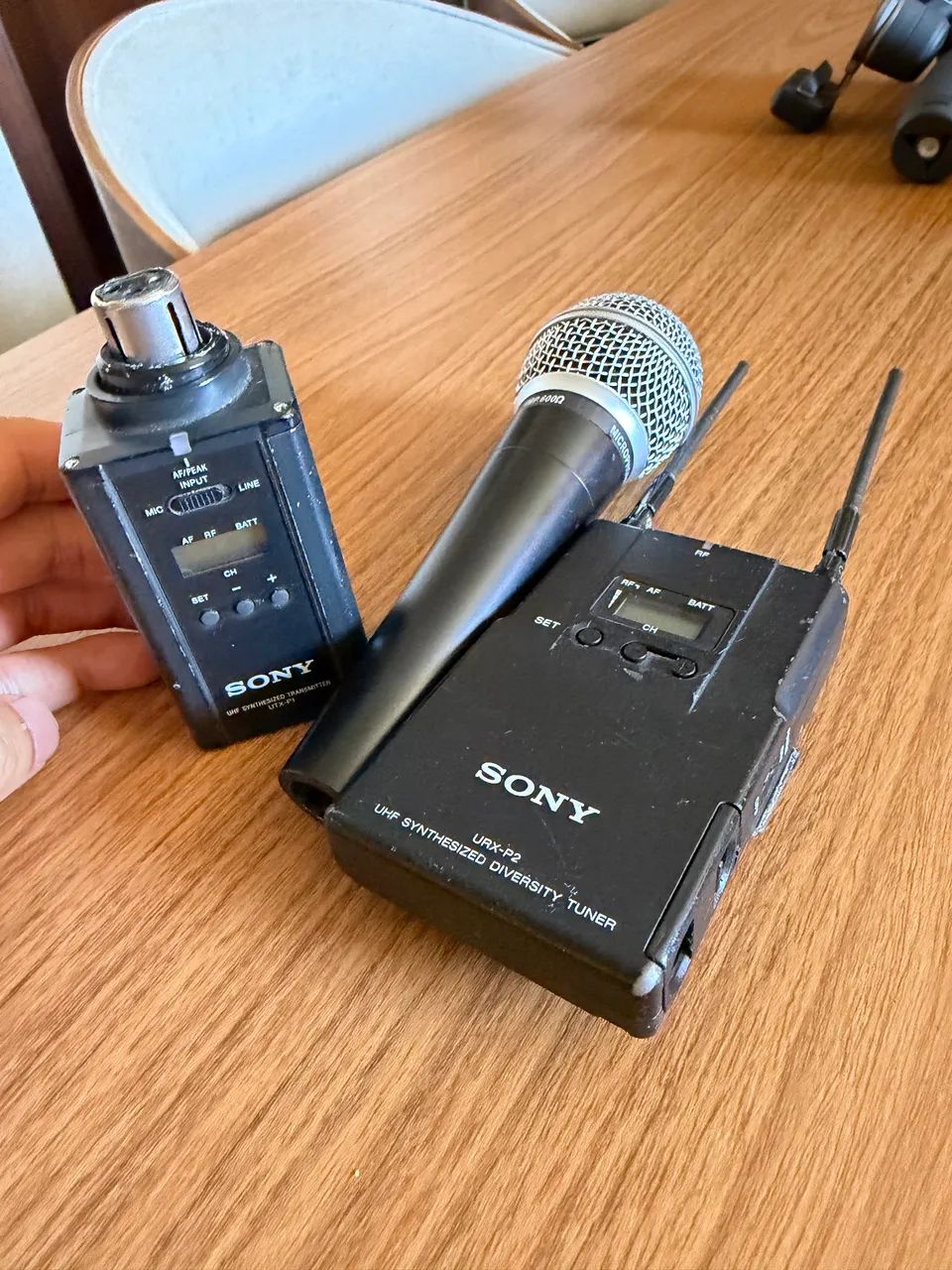 Sony UWP URX-P2 + UTX-B2 Profissional Kit Microfone Sem Fio  - Foto 5