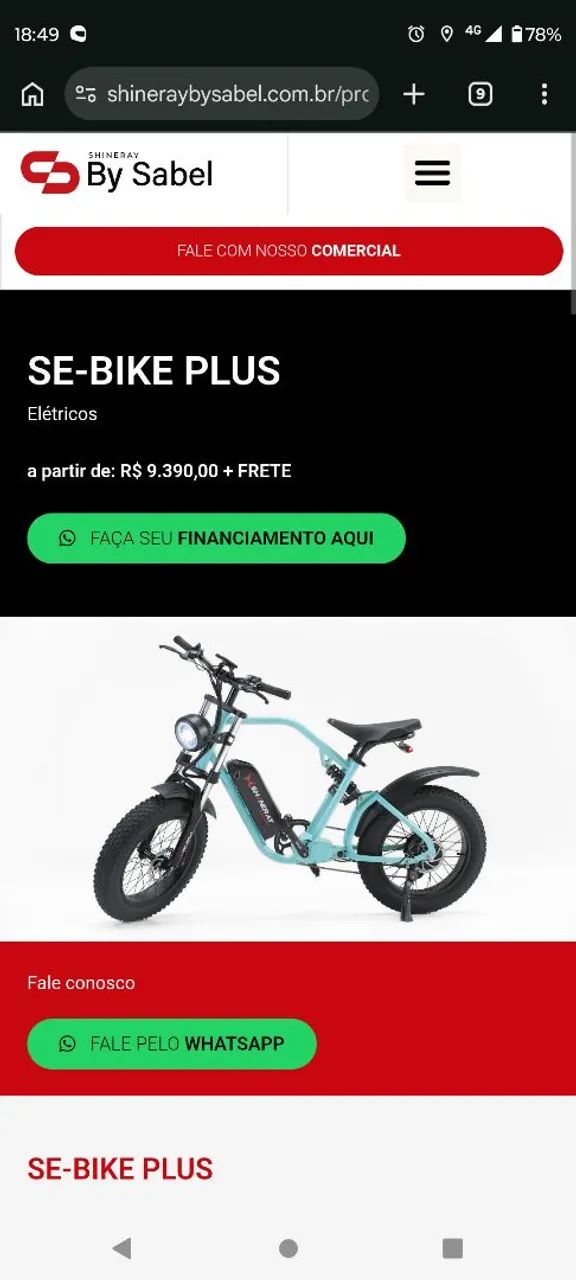 bicicleta elétrica 