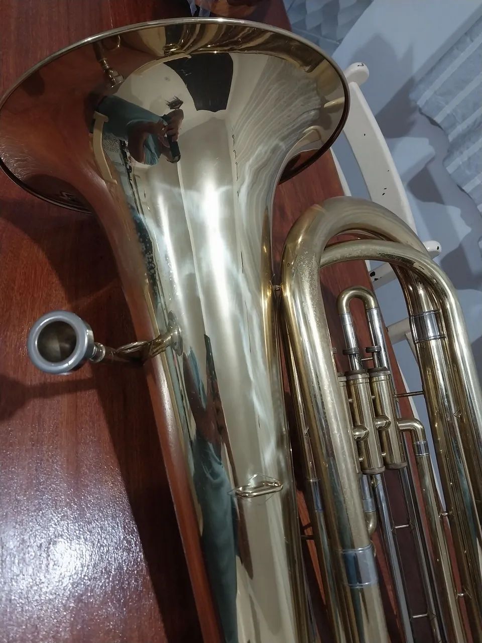 Tuba 3/4 Dolphin 3 pistos Sib - Foto 5