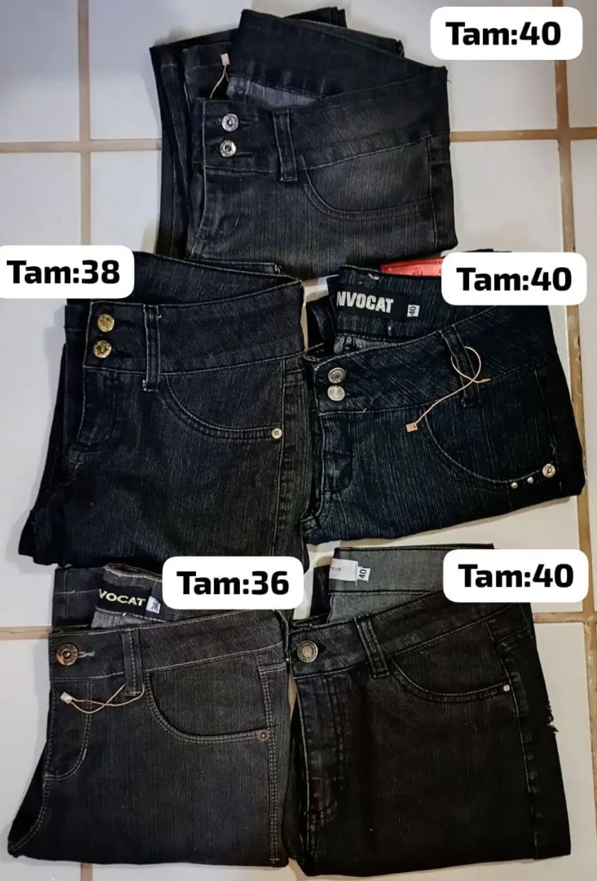 CALÇAS JEANS