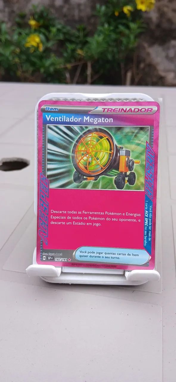 Carta Pokemon Ventilador Megaton - Foto 2