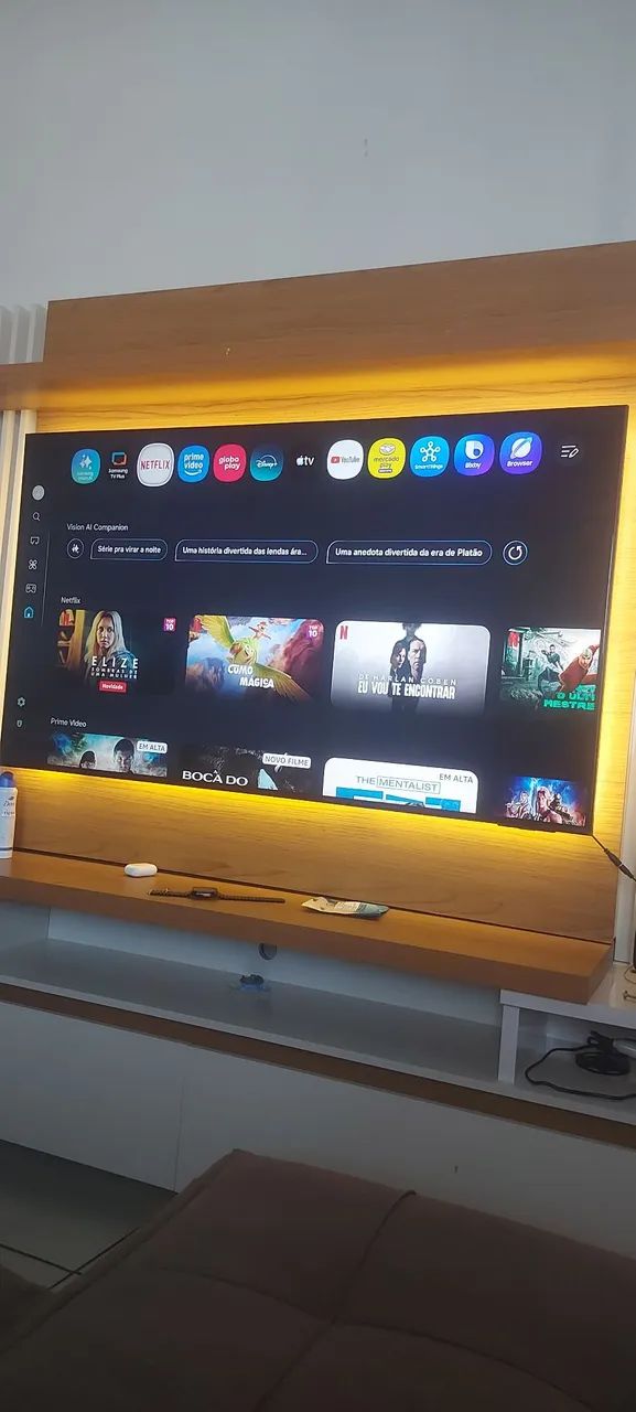 Vendo smart tv 55 polegadas Samsung Qled 2 meses de uso  - Foto 4