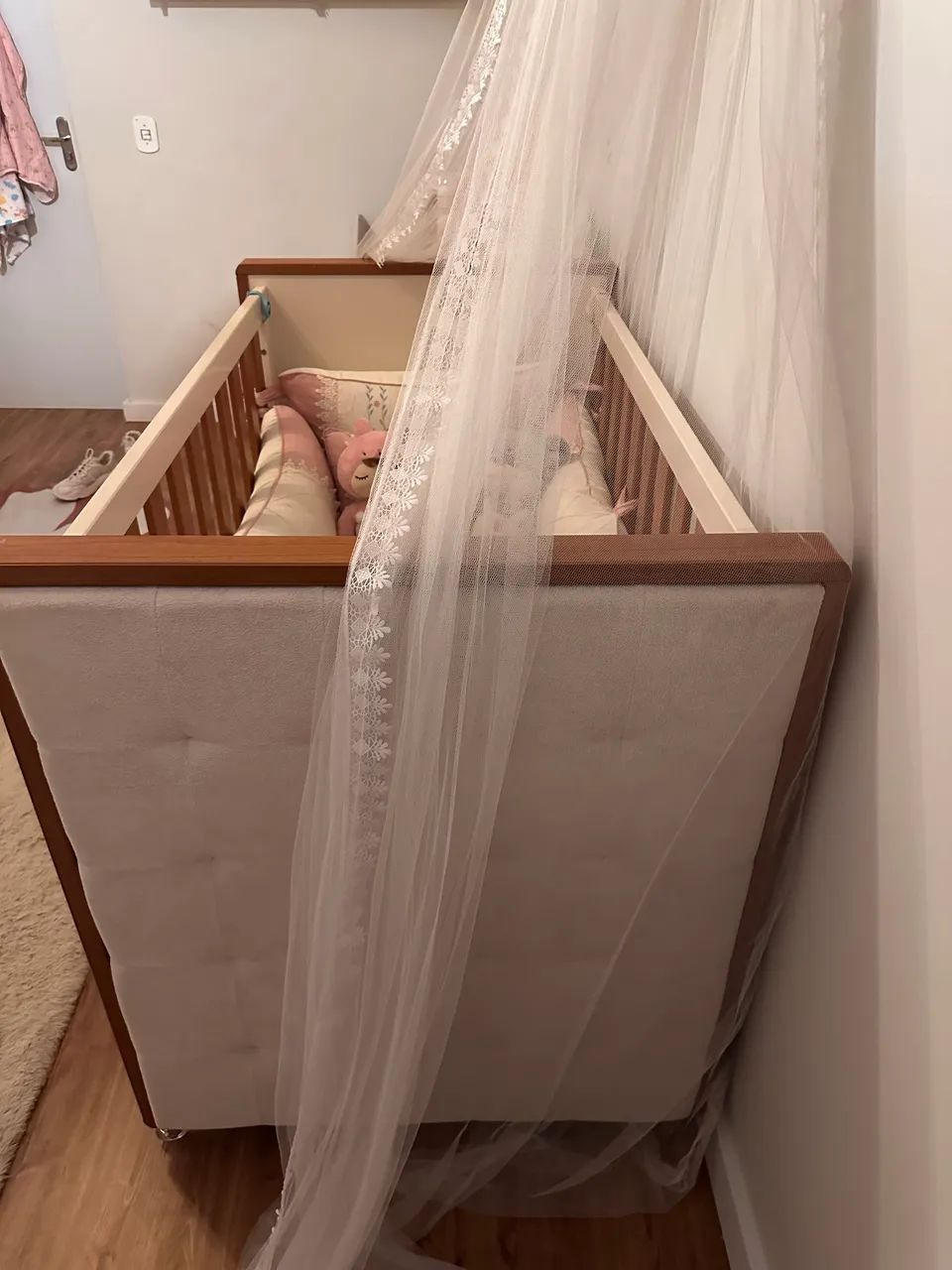 Kit berço + cômoda + Cama Babá  - Foto 5