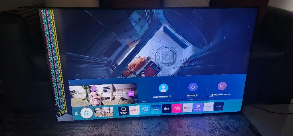 Tv Samsung qled 55 4k defeito  - Foto 3