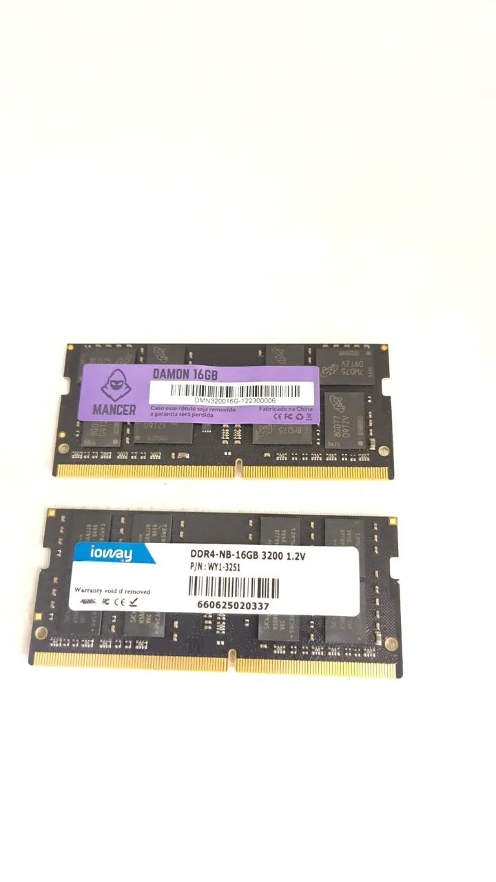 Kit 32gb DDR4 3200 - notebook - Memória RAM - Setor Sudoeste