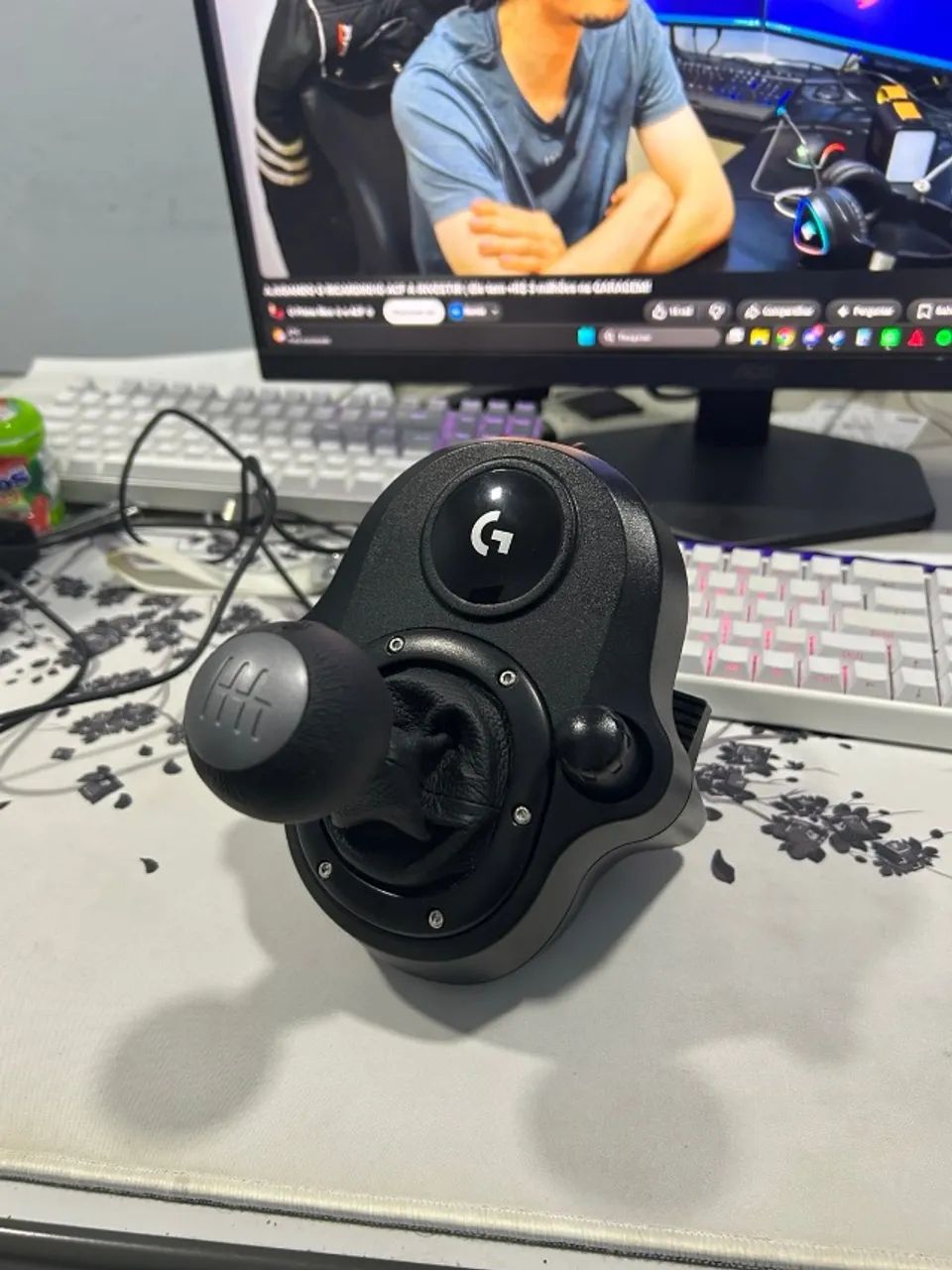 Logitech G923, PlayStation / PC / Xbox + Câmbio - Foto 5