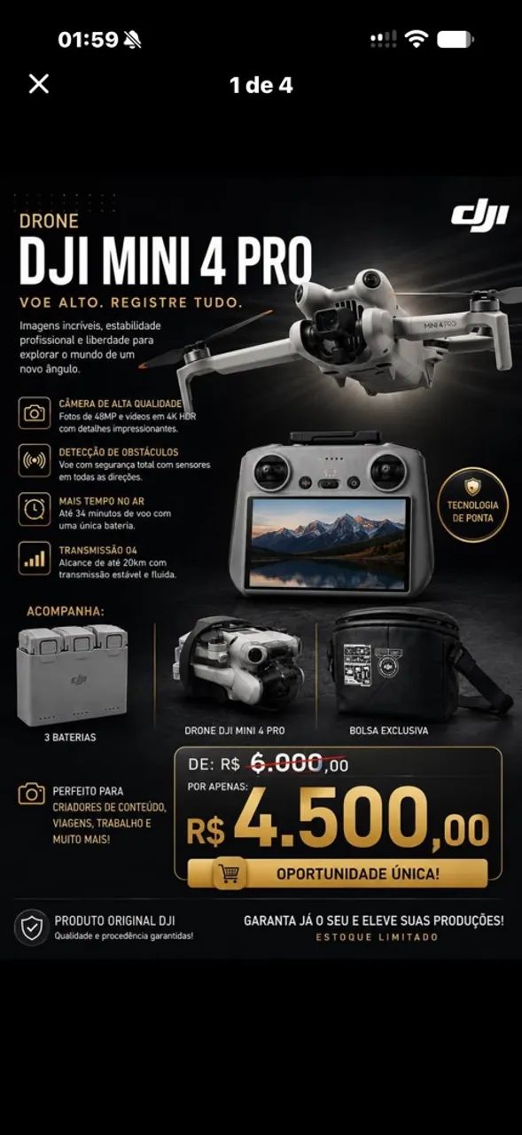 DRONE DJI MINI 4 PRO