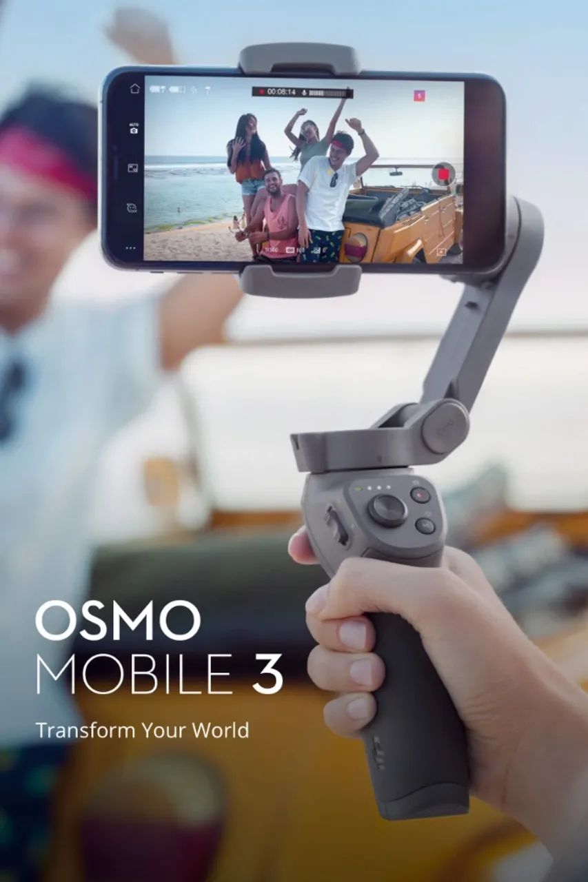DJI OSMO Mobile 3 Combo, Gimbal Triaxial 3 eixos (com Tripé e