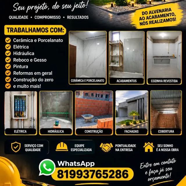 Rf construção e reforma  responsável Rafael 