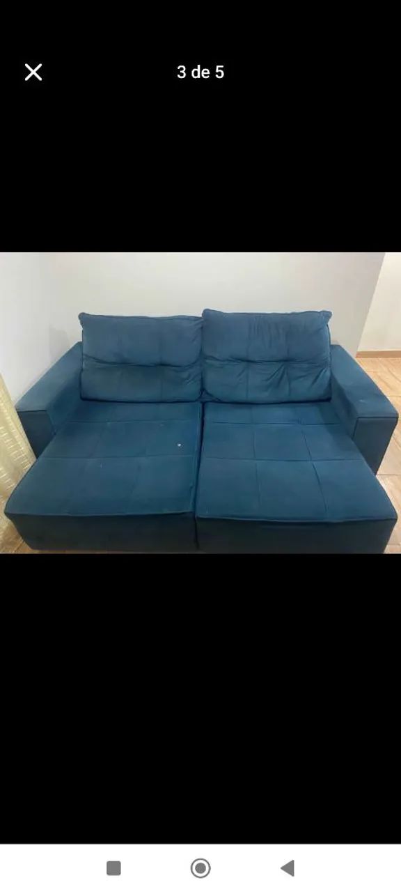 Sofa retrátil semi novo  2,50 de largura  - Foto 2