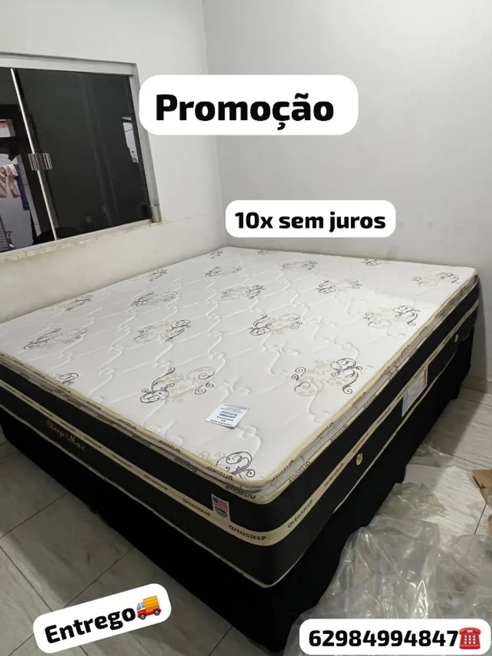 Cama king nova 