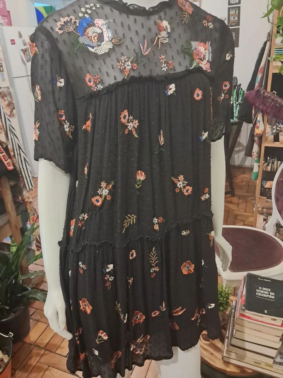 Vestido Tule Baby look Zara - Foto 4