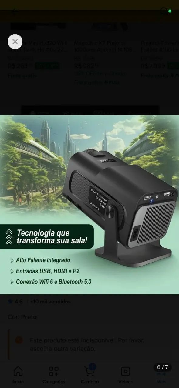 Projetor ultra HD  - Foto 4