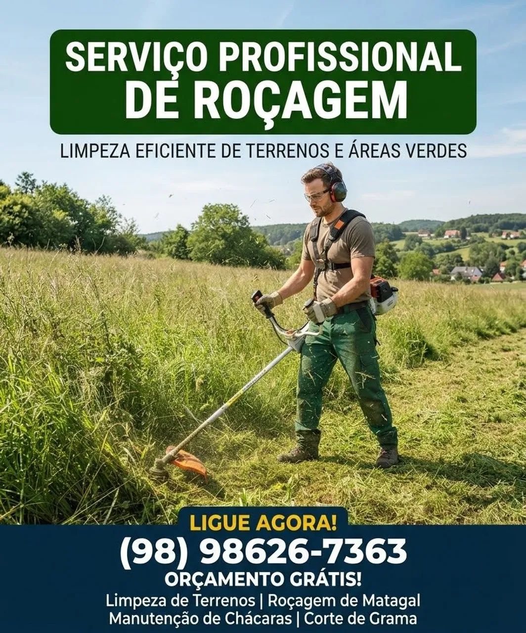 Serviço de roçagem 