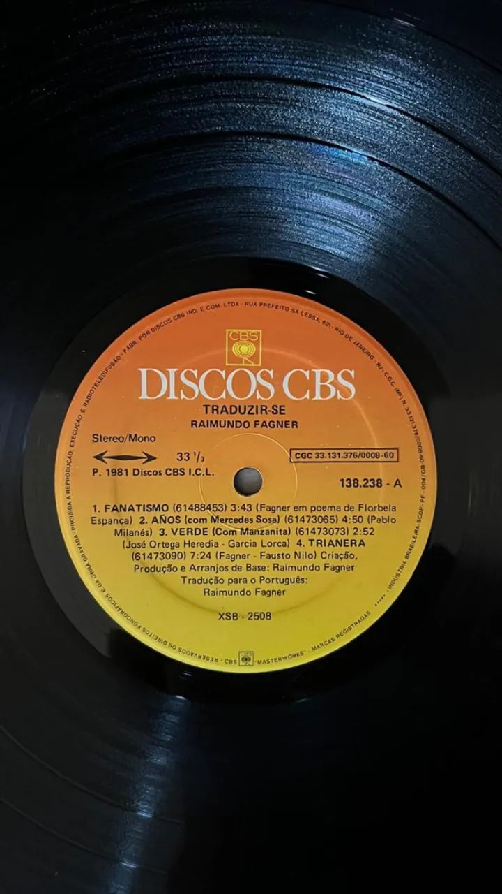 LP VINIL Fagner - Traduzir-se - Foto 3