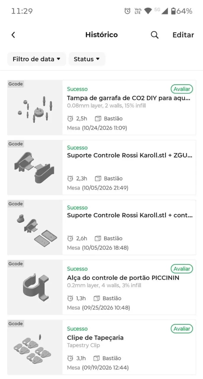 Bambu Lab A1 com AMS (menos de 30 horas de uso) - Foto 5