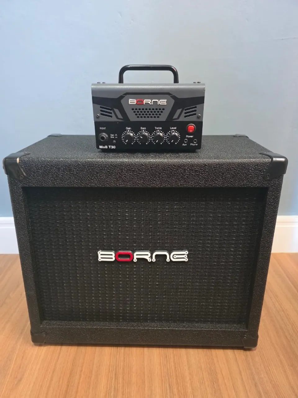 Amplificador Borne Mob T30 + Caixa - Instrumentos musicais