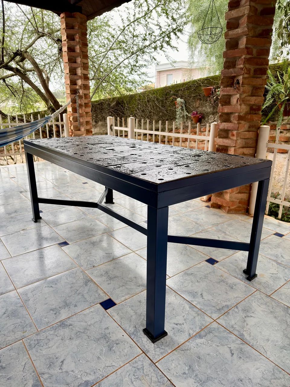 Mesa com Placas de Apoio Ferroviário em Ferro Fundido - Foto 3