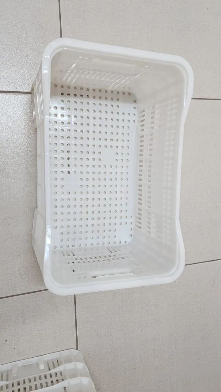 Kit 3 Caixas Agrícolas PEAD Virgem para congelamento e hortifruti - Foto 2