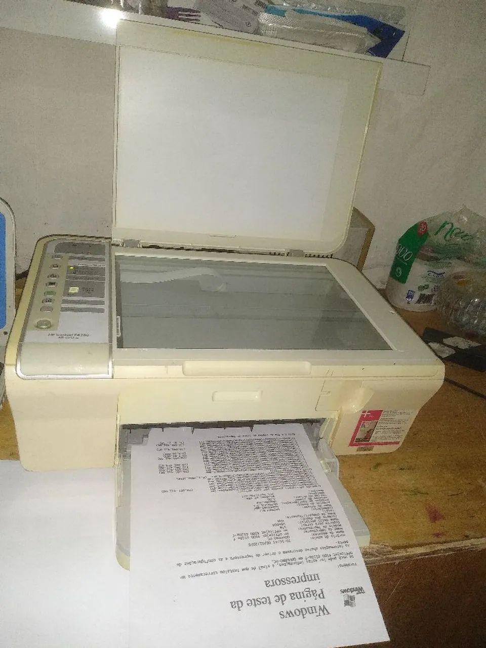 Impressora multifuncional Hp apenas com cartucho preto 