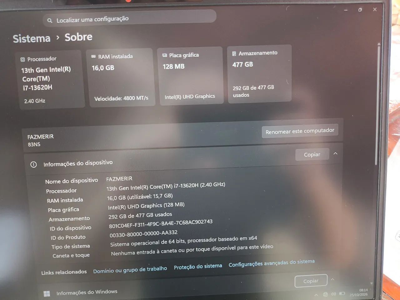 NOTEBOOK LENOVO IDEAPAD SLIM 3  - Foto 5