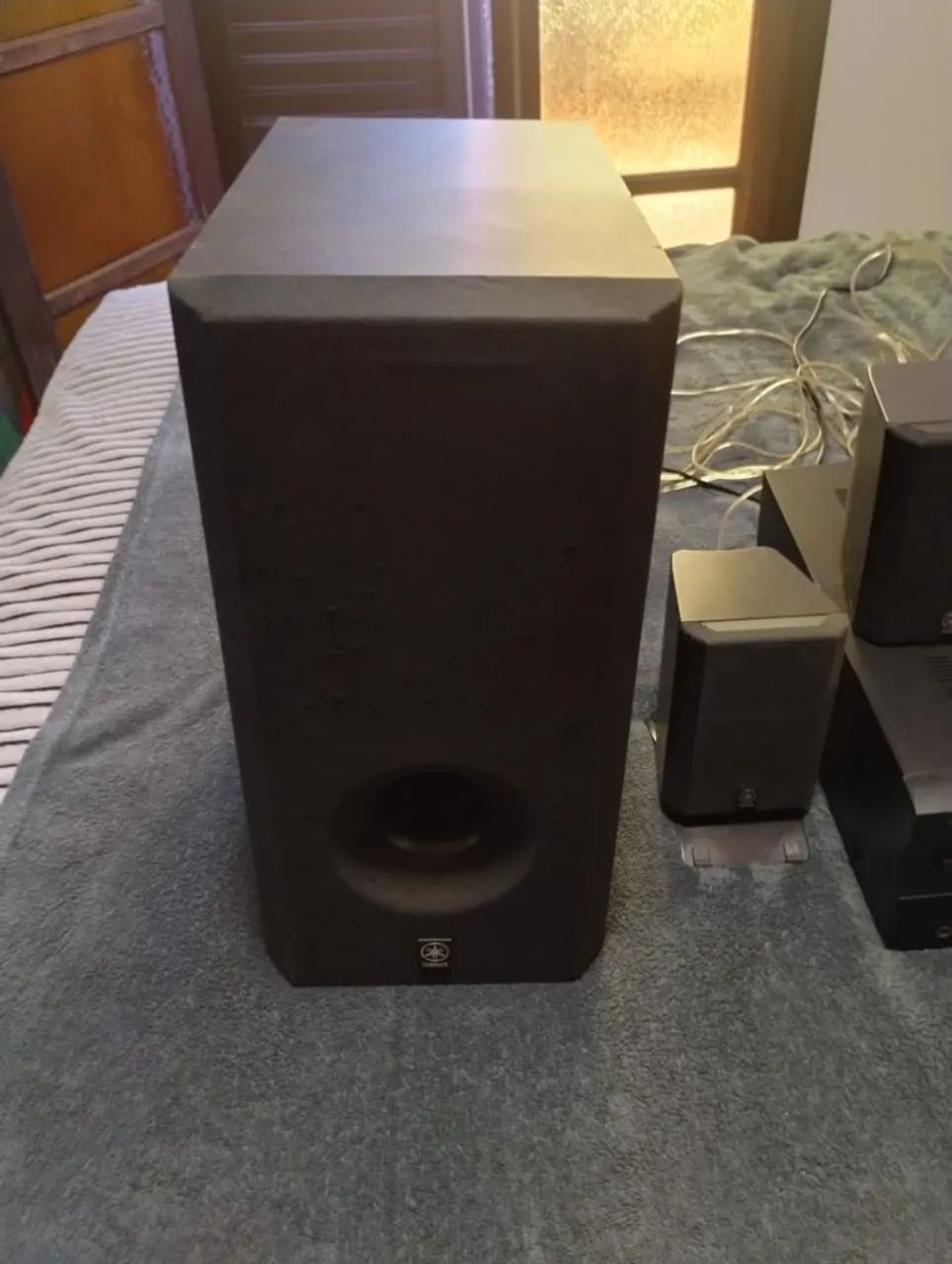 Receiver yamaha rx-v495 com subwoofer - Foto 2