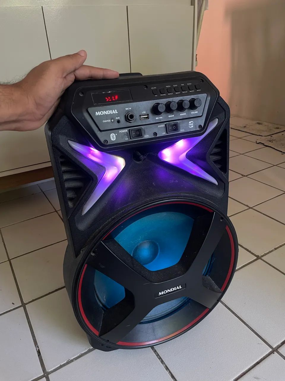 Caixa de som MONDIAL amplificada Bluetooth - Foto 3