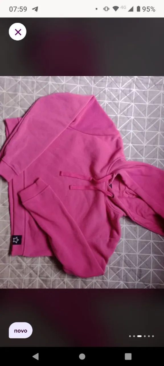 Moletom Feminino Cropped - Foto 5