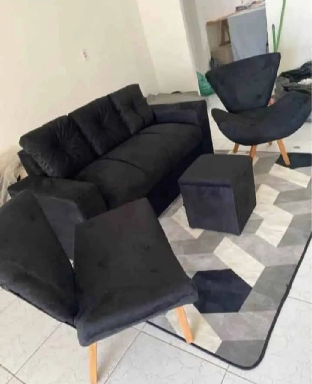 KIT DE SOFÁ COM 2 POLTRONAS  - Foto 2