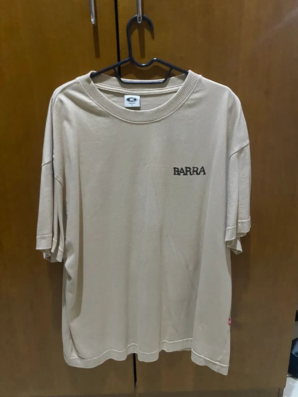 Camisa Barra Crew Lama Bege - Foto 2